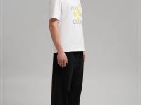 Футболка прямого кроя из джерси