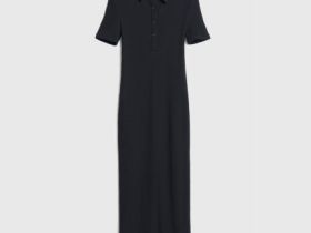 Трикотажное платье для девочек, Черный