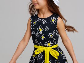 Панама текстильная для девочек