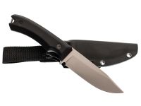 Туристический нож Град Горький Леший, сталь D2, рукоять G-10, черный