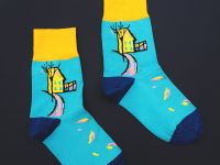 Носки "Зимний пейзаж" 34-37