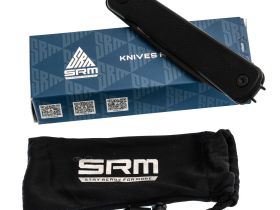 Складной нож SRM 135L-GB, сталь 14C28N, рукоять G10, черный