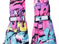 Варежки текстильные для девочек