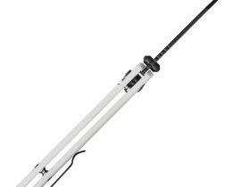 Складной нож CJRB Large Pyrite-Light, сталь AR-RPM9, рукоять FRN, белый/черный