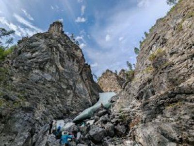 Ледяной Каньон гор Семи Хребтов