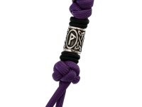 Темляк для складного ножа с бусиной "Obereg", V/B, фиолетовый