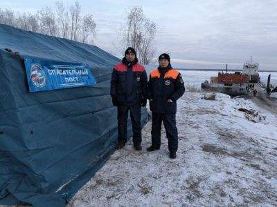 Передвижной спасательный пункт появился на паромной переправе Жатай — Техтюр