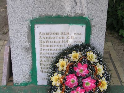 Братская могила советских воинов, погибших в период Сталинградской битвы