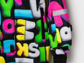 Комбинезон текстильный с полиуретановым покрытием для девочек