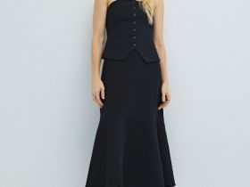 Топ-корсет, Черный