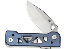 Складной нож WE Knife Tyro, сталь CPM 20CV, рукоять титан, синий