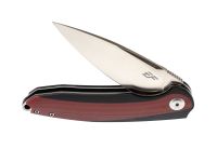 Складной нож Eafengrow EF954 Red, сталь D2, тактический фолдер, рукоять G10, черный/красный
