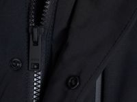 Утеплённая парка с капюшоном, Черный