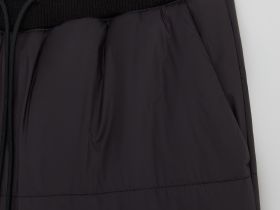 Утепленные брюки с эластичным низом