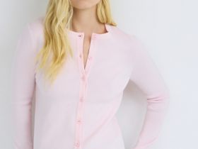 Базовый кардиган, Розовый