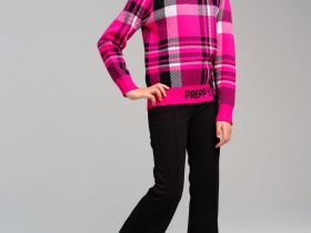 Свитер трикотажный для девочек