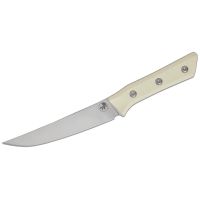 Нож кухонный обвалочный Microtech Kitchen Boning, сталь M390MK, рукоять G10, белый