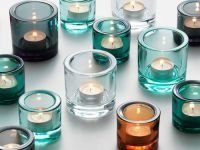 Iittala Подсвечник для чайной свечи 6,9х6 см серый Kivi Iittala