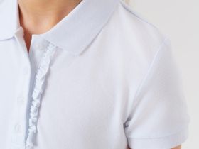 Футболка-поло для девочки