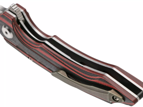 Складной нож Bestech Ornetta, сталь N690, рукоять черно-красная G10/карбон