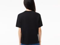 Женская Футболка Lacoste Loose Fit из мягкого хлопка