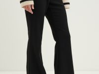 Брюки клеш с шерстью