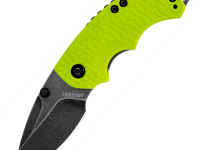 Складной нож Kershaw Shuffle 8700LIMEBW, сталь 8Cr13MoV BlackWash™, компактный мультитул, рукоять GFN зелёная