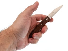 Нож складной Massimo Fantoni Design-2,Dweller, FAN/DWELLER/SnW, сталь 19C27, рукоять Snake Wood