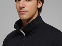 Толстовка на молнии с воротником-стойкой