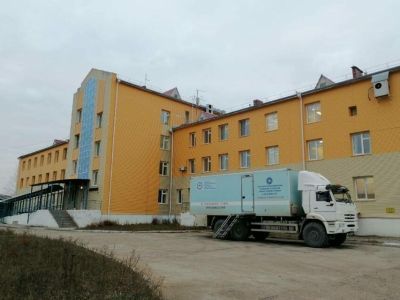 Передвижной офтальмологический комплекс работает в Усть-Алданском районе Якутии