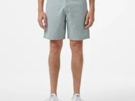 Мужские шорты Lacoste из смеси хлопка и льна