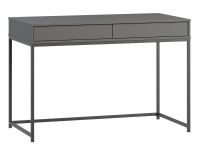 Стол Ханссон 120x60 Графитовый/Черный