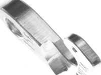 Держатель заднего переключателя &quot;петух&quot; Meta №156 фрезерованный (серебристый)