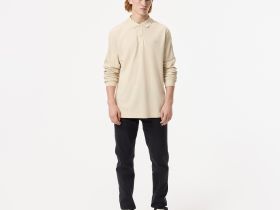 Мужская хлопковая рубашка-поло Lacoste