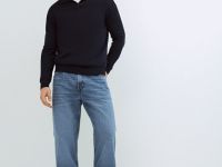 Прямые джинсы Straight, Синий