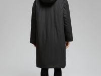 Пуховое пальто с переливающимся эффектом