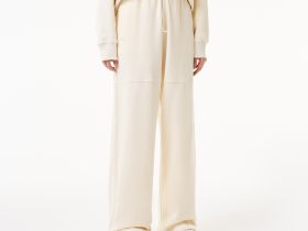 Женские прямые спортивные брюки Lacoste с высокой талией