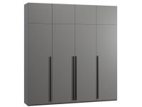Распашной шкаф Кимбол 4.1-240x250 Графитовый