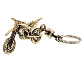 Брелок Мотокросс, бронза