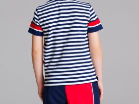 Сорочка трикотажная с воротником поло для мальчиков