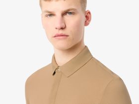 Мужское поло Lacoste с длинными рукавами