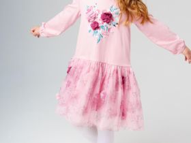 Платье трикотажное для девочек