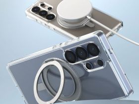 Чехол Araree Duple M Stand для Galaxy S25 Ultra прозрачный