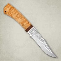 Нож Хазар, АиР, карельская береза, 95х18