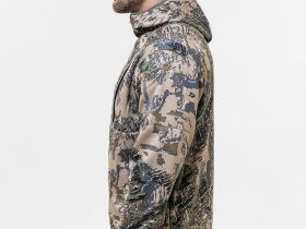 Костюм для охоты Remington Mountain Range Figure — бесшумный, 11 карманов, капюшон