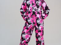 Комбинезон текстильный с полиуретановым покрытием для девочек