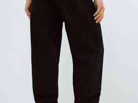 Свободные джинсы Bow, Серый