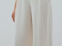 Широкие брюки, Бежевый