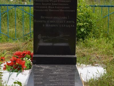 Братская могила 12 советских воинов, погибших в 1941 г. в бою с немецко-фашистскими захватчиками