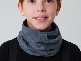 Шарф-снуд трикотажный для мальчиков